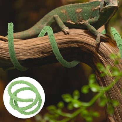 DECHOUS Artificial Climbing Vine for Reptile Tank, 1 Meter Fake Tree Branch Ornament, Aquarium Landscaping Decoration for Geckos, Lizards, Crabs, and Terrarium Habitat