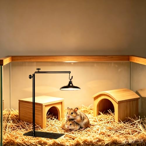 BETAZOOER Reptile Heat Lamp Stand Adjustable 15-31 Light Hanging Terrarium - size: Small (Pack of 1)