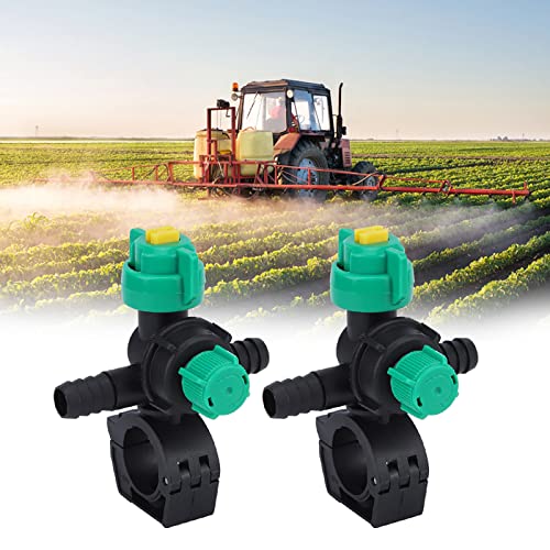 Agricultural Spray Nozzle, 2 Pcs External Thread Agricultural Spraying Nozzle Fan Shaped Hose Nozzle Spray Water Nozzle Agricultural Misting Nozzles for Agriculture Watering Lawn Garden (2 Pcs) - size: 2 Pcs
