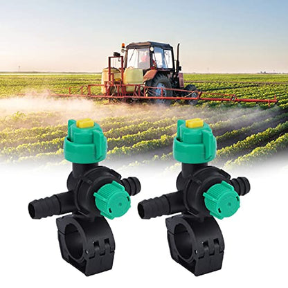 Agricultural Spray Nozzle, 2 Pcs External Thread Agricultural Spraying Nozzle Fan Shaped Hose Nozzle Spray Water Nozzle Agricultural Misting Nozzles for Agriculture Watering Lawn Garden (2 Pcs) - size: 2 Pcs