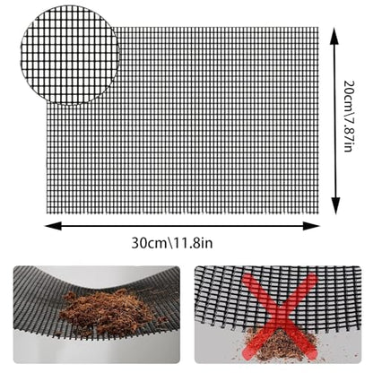 30 pcs Flower Pot Hole Mesh Pads, 11.8x7.8 inch Garden Plant Pot Drainage Screens Bonsai Bottom Grid Mats for Preventing Soil Loss