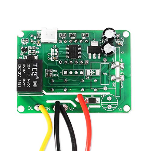 XH-W3001 Mini Thermostat Switch with Waterproof Sensor Probe Digital LED Temperature Controller Module Programmable -50 to 110 Degree Heating Cooling Thermostat(220V) - style: 220V