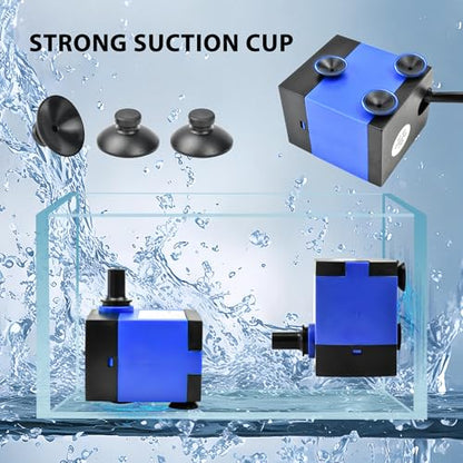 AC 110V Small Submersible Water Pump 92GPH 5W High Lift 2.79ft Mini Fountain Pump for Pet Fountain - color: 5w 350l/H