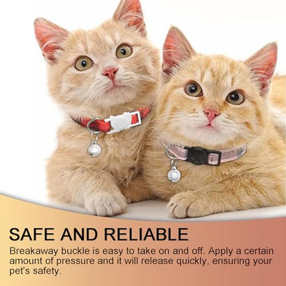 CooBigo 3/8" Breakaway Cat Collars Clasp Kit, 20 Set Break Away Lanyard Clasp Cat Safety Collar Paracord Buckles Accessories(Black)
