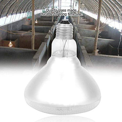 Livestock Heat Lamp, 175W Sunlight Lamp Heating Light Bulb for Reptile Snake Piglet, etc (175W)