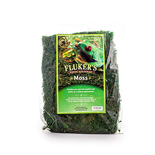 Fluker's Green Reptile Terrarium Moss, 8,Quart, Black - size: 8-Quart