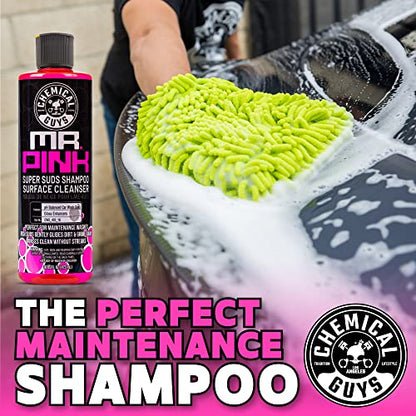 Chemical Guys, Best Two-Bucket Car Wash Kit, Mitts & Dirt Trap, 11-Piece | Two buckets with dirt traps, wash mitts, soap and towels for safe, scratch-free weekly washes, full kit - style: HOL121
