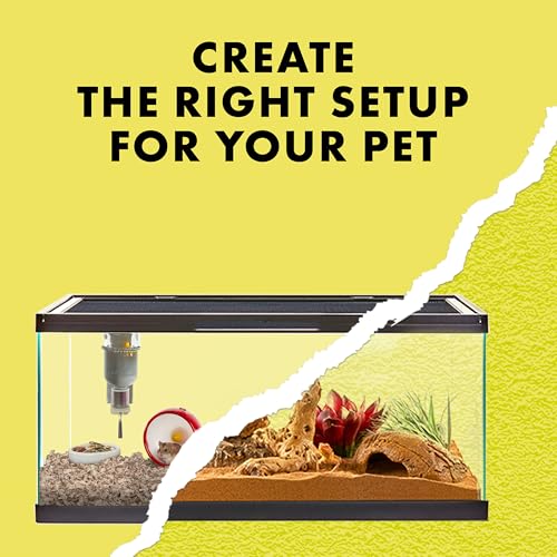 Zilla Critter 20 Gallon Reptile Terrarium with Sliding Screen Top - size: 20 Gallons