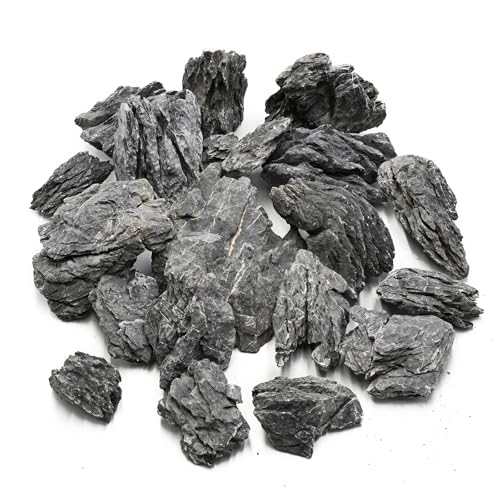 KINGRUI Aquarium Rocks Seiryu Rock Stone 44lb Dragon Stone for Aquarium Landscaping Models Fish Tank Decoration Reptile and Amphibian enclosures 3 to 9 inch - size: 44lb(3-9inch)