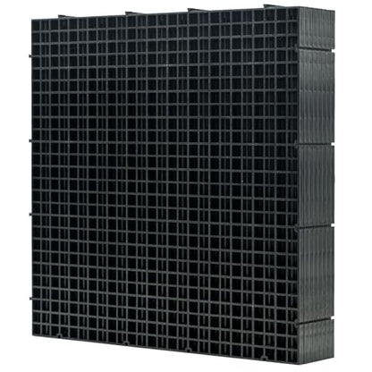 LINLAN 8 Pieces 11.8x11.8in (30X30cm) Aquarium Grid Plastic, Fish Tank Divider, Egg Crate for DIY Filtration and Bottom Protection in Aquascaping - size: L 8Pcs