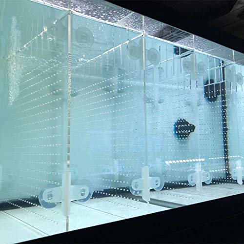 Acrylic Aquarium Divider Kit 5.5/10 / 20L / 20H / 29 / 40B / 55/75 / 125gal Fish Tank with Suction Cups (20gal Long Aqueon) - size: 20gal Long Aqueon