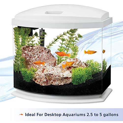 Aqueon Small Aquarium Fish Tank Submersible Mini Flat Heater Up to 5 Gallon Aquariums, 10 Watts | Small Aquarium Fish Tank