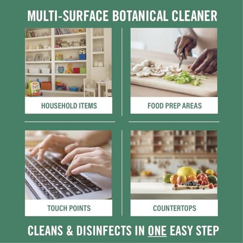 Benefect Botanical Decon 30 Disinfectant Cleaner, 14 oz. Ready-To-Use Spray, Hospital Grade Disinfectant, Kills Over 99.99% of Germs, Safe for Food-Contact Surfaces (Light Lemon & Thyme Scent) - size: 14 Fl Oz (Pack of 1)