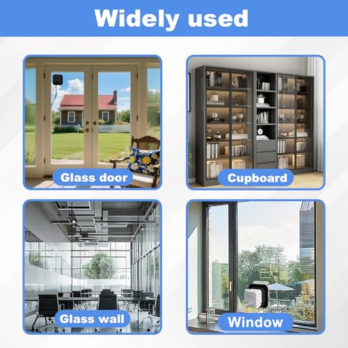 2 Pack Window Mount fits for Wyze Cam V4/V3 – Stick-On Glass Camera Holder for Outdoor Monitoring, Birdwatching, Pet Viewing, No-Drill Mount for Renters – Not for Double Pane or Frosted Glass,Black