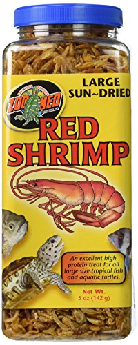 Zoo Med Large Sun-Dried Red Shrimp Aquatic Turtle Food 5 oz. - size: 5 Ounce (Pack of 1)