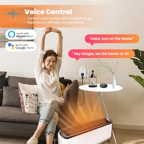 New Generation! Briidea Smart WiFi Temperature Control Outlet Compatible with Alexa Google Assistant, Perfect for Households Greenhouses Reptile Enclosures Incubators, 110V/16A - style: WiFi model