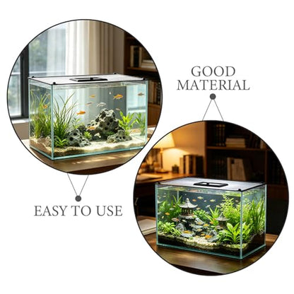 Magnetic Aquarium Cover Lid - Mesh Terrarium Lid Aquarium Hood - Mesh Screen Netting for Fish Screen Top Cover -Terrarium Netting 50x35cm/20 x14 - size: 50.00X35.00X0.50CM
