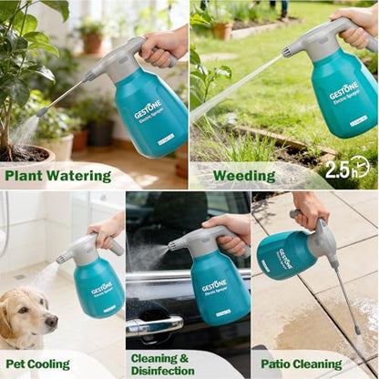 Electric Spray Bottle 1/2 Gallon Plant Mister with Spraying Rod | Automatic Electric Water Sprayer, Adjustable Nozzle, Spray 60 Bottles Once Charge, For Plant Fertilizing,Weeding and Cleaning