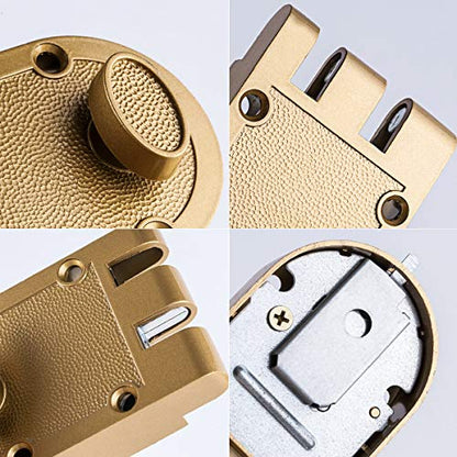 Guard Security Heavy Jimmy Proof Deadbolt,Door Lock Single Cylinder for Entry Door Gold Finish - color: Gold