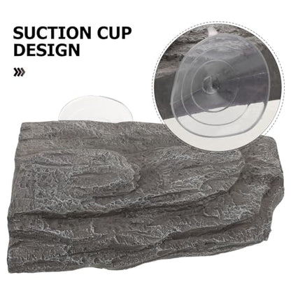 Reptile Tank Decoration Turtle Basking Platform Floating Island Terrace Suction Cups