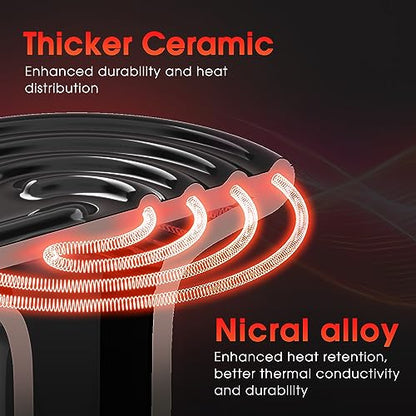 Ceramic Heat Emitter for Reptiles, 2 Pack 100W Heat Lamp Bulb | E26 Ceramic Reptile Heat Bulb Black No Light Emitting Heat Lamp for Amphibian Pet Heat Bulb for Bearded Dragon Turtle Lizard