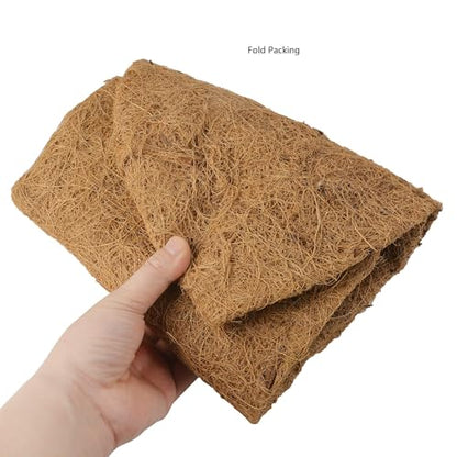 2 PCS 16 Inch Round Coco Liners Hanging Basket 100% Natural Replacement Coconut Fiber Liner for Garden Flower Pot Vegetables Herbs - size: 16 Inch Round