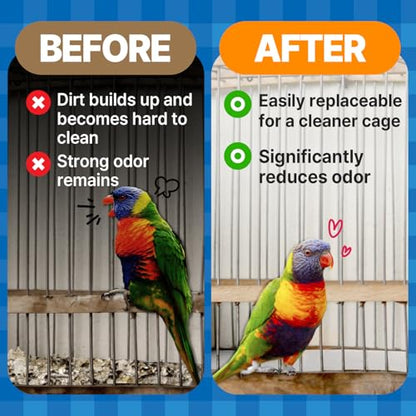 T TORTO9 Bird Cage Liner - 120 Paper Sheets, 9" x 12", 0.87 lb - Ideal for Pet Habitats, Bulk Pack for Long-Lasting Use, Newsprint Texture, Convenient Parcel Packaging - size: 9 x 12 in