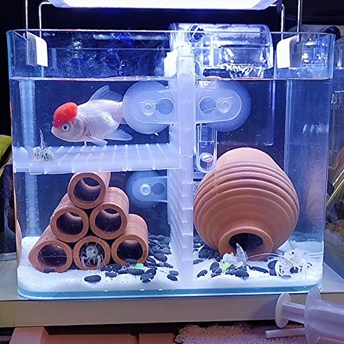 OIIKI 16PCS Aquarium Fish Tank Divider with Suction Cup, White | Silica Gel Sucker Holders, for Fish Tanks Glass Cover Separating Divider Support Clip Bracket