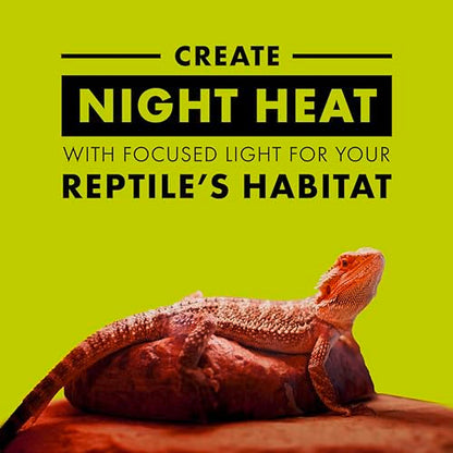 Zilla Reptile Terrarium Incandescent Heat Spot Bulb, Night Red, 150 Watts - size: Pack of 1, style: Night Red (150W)
