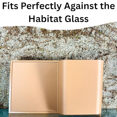 Reptile Humid Hide Viewing Box with Lid | Cave Humidity Hide for Leopard Gecko, Hognose Snake, Corn Snake Reptile Underground Lay Box Hideout Habitat Tank Enrichment | Decor Decoration Accessories
