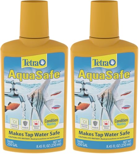 Tetra 16172 AquaSafe Fish Tank Water Conditioner, 8.45 fl oz (Pack of 2) - size: 8.45 oz (Pack of 2)