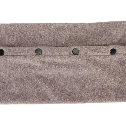 Soft Reptile Sling Carrier with Adjustable Strap, Warm Bearded Dragon Pouch for Lizard, Leopard Gecko, Hamster, Small Animals - color: Grey