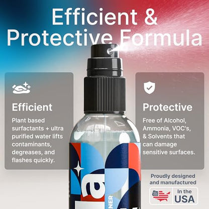Koala Eyeglass Lens Cleaner Spray Kit | Japanese Microfiber (4 Piece Set) | (2x) Glasses Cleaner Bottle + (2x) Microfiber Cloth | Alcohol Free Eyeglasses, Screen, and Camera Cleaning Kit | Made in USA - size: 4 Piece Set