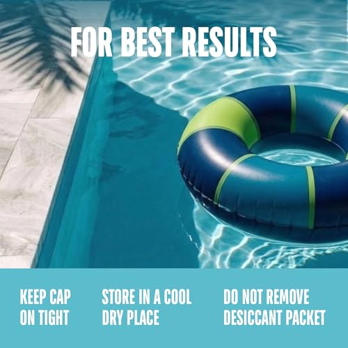 Pool Test Strips for Pools and Spas - 7 in 1 Water Test 100 Pack | Includes 100 pool test strips that measure chlorine, bromine, pH, alkalinity, hardness and cyanuric acid in 30 seconds. - style: 100 STRIPS - 7 IN 1 POOL TEST STRIPS