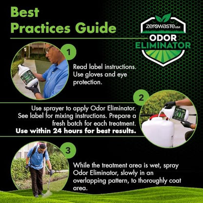 ZERO WASTE USA Odor Eliminator Ultra Concentrate - 1 Gallon | - Commercial Strength Enzyme Cleaner - Eliminates odors from Any Organic Matter - Makes up to 32 Gallons - size: 128 Fl Oz (Pack of 1)