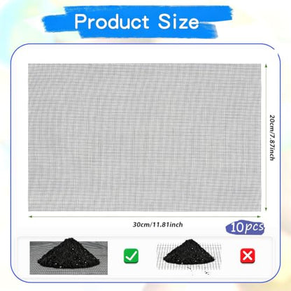 Mesh Pots for Plants, 10pcs, 11.8x7.8 Inch