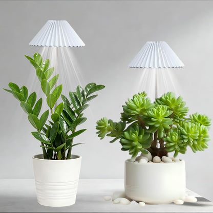 MiniSun Deco Origami Style Ground Stake LED Plant Grow Light, Full Spectrum with Adjustable Brightness, Space-Saving Design for Indoor Plants, 2 Pack (Light for Plant Growth) - style: Soil plug 2pack