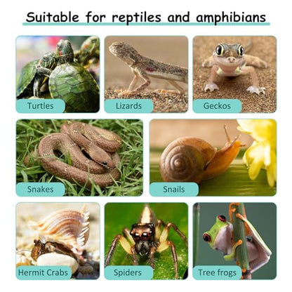 VCEPJH Loose Coconut Fiber Substrate, 2 Pack Natural Coco Coir Reptile Bedding Tarantula Substrate Soil Habitat Accessories for Tortoise Snake Bearded Dragon Spiders Hermit Crabs