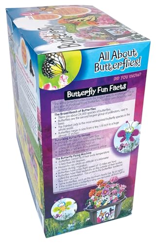 Toys by Nature Biosphere Terrarium Starter Kit, Complete Supplies Included to Grow Your Own Enchanting Garden and Indoor Plants! (Bountiful Butterfly Garden) - style: Bountiful Butterfly Garden