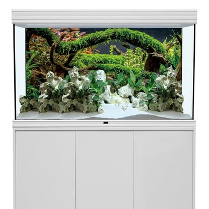 AWERT 48x24 inches Aquarium Background Branches Terrarium Background Aquatic Plant River Bed & Lake Fish Tank Background Vinyl Background - size: 48x24in/120x60cm