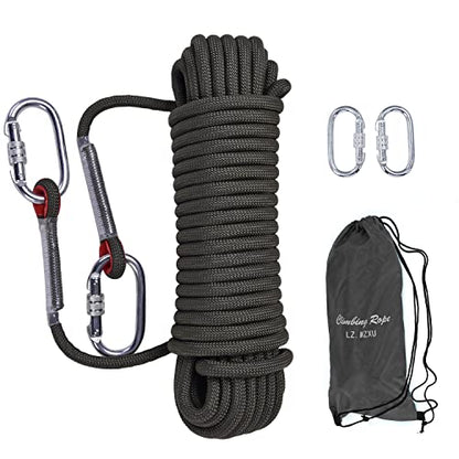 Climbing Rope, Rappelling Rope - color: Black, size: 165FT