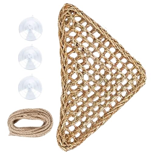 Reptile Hammock with Rope Breathable Pet Supplies | Lizard Hammock Reptile Climbing Accessories for Bearded Dragon Spider Home Cage Enclosure Terrarium Tank Exercise - color: 27x20cm