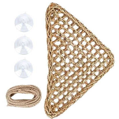Reptile Hammock with Rope Breathable Pet Supplies | Lizard Hammock Reptile Climbing Accessories for Bearded Dragon Spider Home Cage Enclosure Terrarium Tank Exercise - color: 27x20cm