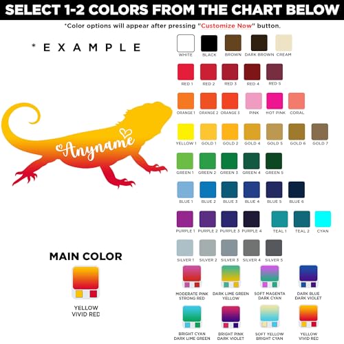 Custom Bearded Dragon Name Transparent Sticker Personalized Customized Lizard Bearded Dragon Pet Owner Waterproof UV DTF Stickers for Water Bottle, Tumbler, Laptop, Helmet, Car, Cute Gifts for Her Him