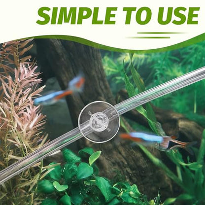 10 PCS 25mm Aquarium Suction Cups and 20 PCS Adjustable Zip Ties Fish Tank Tools for Air Tubes, Moss, Fish and Shrimp Nests, Plants, Reptile Hammocks
