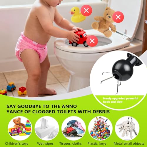 Toilet Snake Drainage Blockage Remover - Flexible Gripper to Retrieve Lost Items & Clean Minor Blockages - Quick Fix for Drain Problems，An Economical Solution for Every DIY Plumber