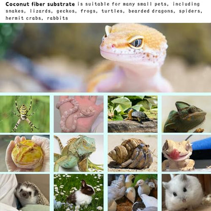 Hamiledyi 118x15.7in Reptile Carpet Coconut Fiber Substrate Large Coco Liner Roll Lizard Cage Mat Natural Coco Fiber Bedding for Bearded Dragon Turtles Iguana Tortoise Pad Garden Decoration - size: 15.7x118Inch