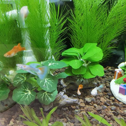 M2cbridge Plastic Fish Tank Plants Soft Silk Water Grass Reptile Waterweed for Terrarium Decor Plants and Aquarium Landscape(4pcs,8") - size: 4pcs,8"