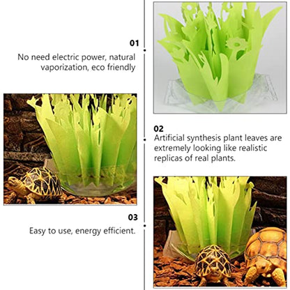 4 PCS Reptile Humidifier Humidifier Terrariums Plants Imitation