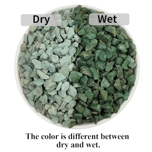 Succulents and Cactus Green Zeolite Rocks, Decorative Stones Pebbles for Indoor Plants, Bonsai, Fairy Gardening, Vases Fillers, Terrarium, 10lb - color: Green Zeolite Rocks, size: 10 Pounds